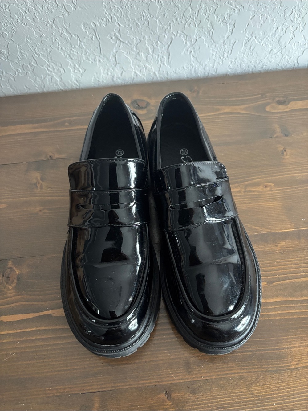 Black Patent Leather Penny Loafers - Men's Dress Shoes